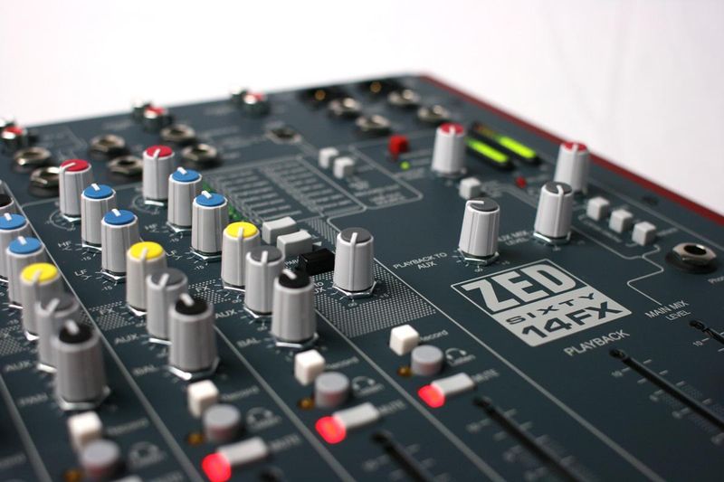 Allen & Heath ZED60-14FX Multipurpose Mixer with FX for Live Sound and  Recording - Cosmo Music