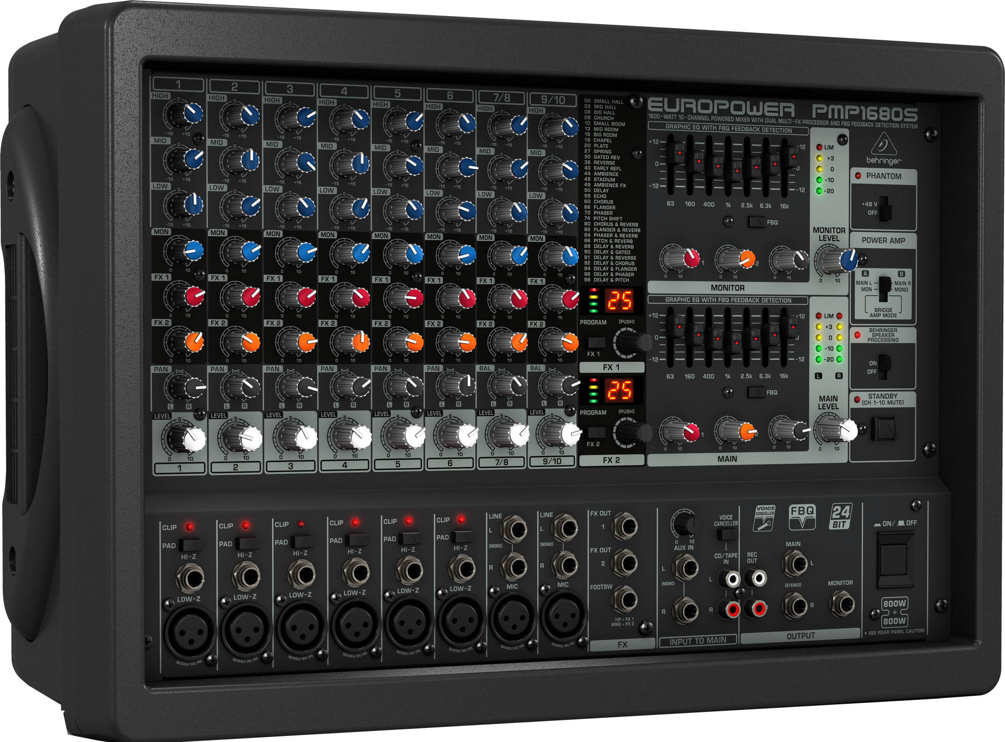 Behringer Europower PMP1680S 10-Channel Powered Mixer - Cosmo Music |  Canada's #1 Music Store - Shop, Rent, Repair