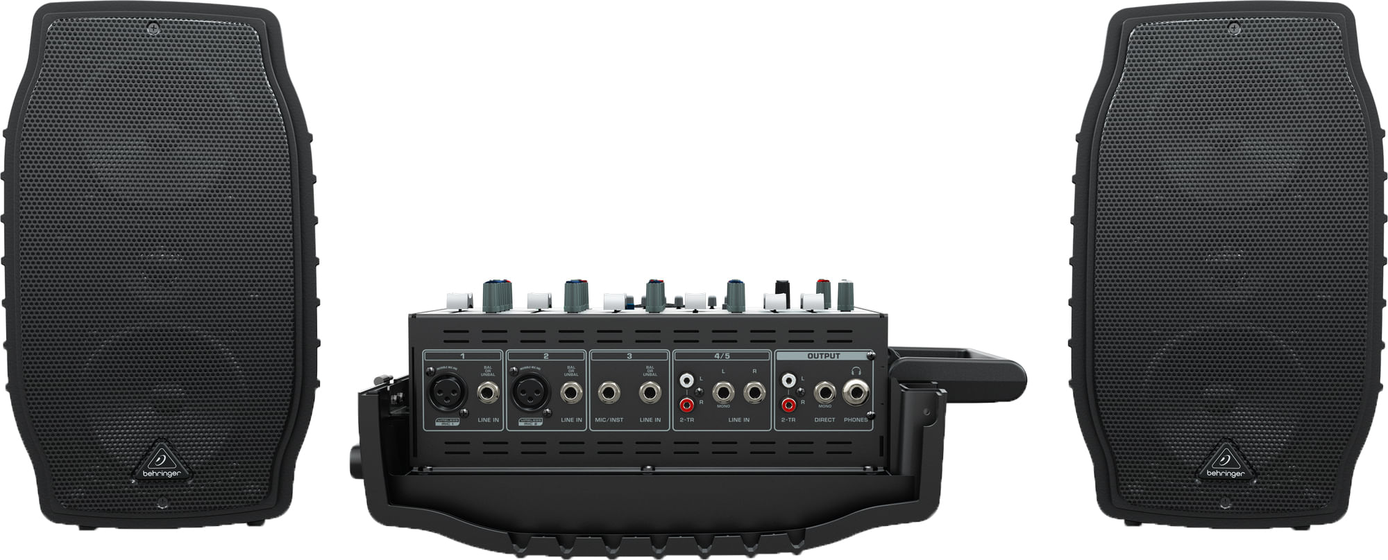 Behringer PPA200 Europort 5-Channel Portable PA System - Cosmo Music