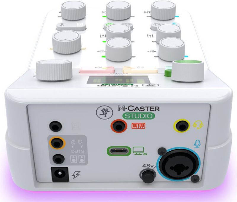 Mackie M-Caster Live Portable Live Streaming Mixer - White - Cosmo