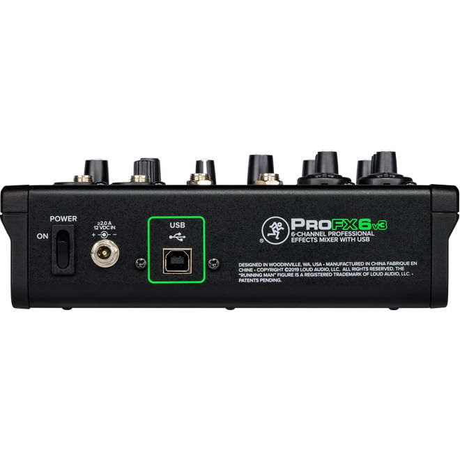 Mackie ProFX6v3 6-Channel Professional Effects Mixer