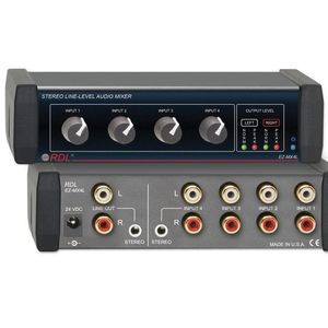 RDL EZ-MX4L Stereo Line-Level Audio Mixer