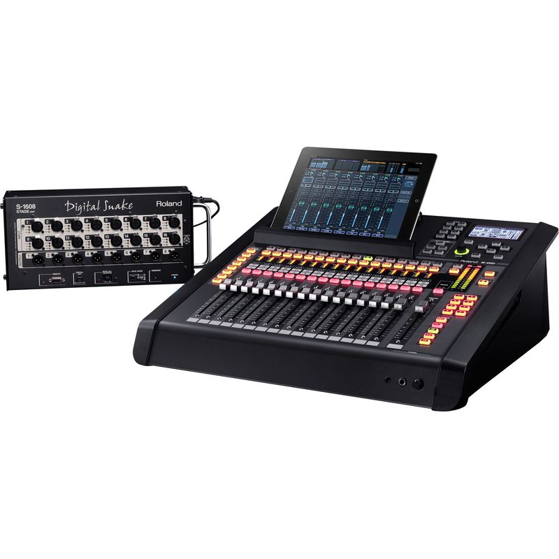 Roland M200i-EXP V-Mixer with S-1608 Digital Snake