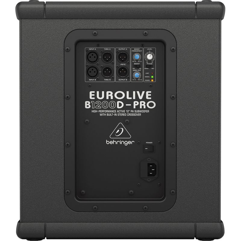 Behringer EuroLive B1200D-PRO High-Performance Active PA Subwoofer - 12