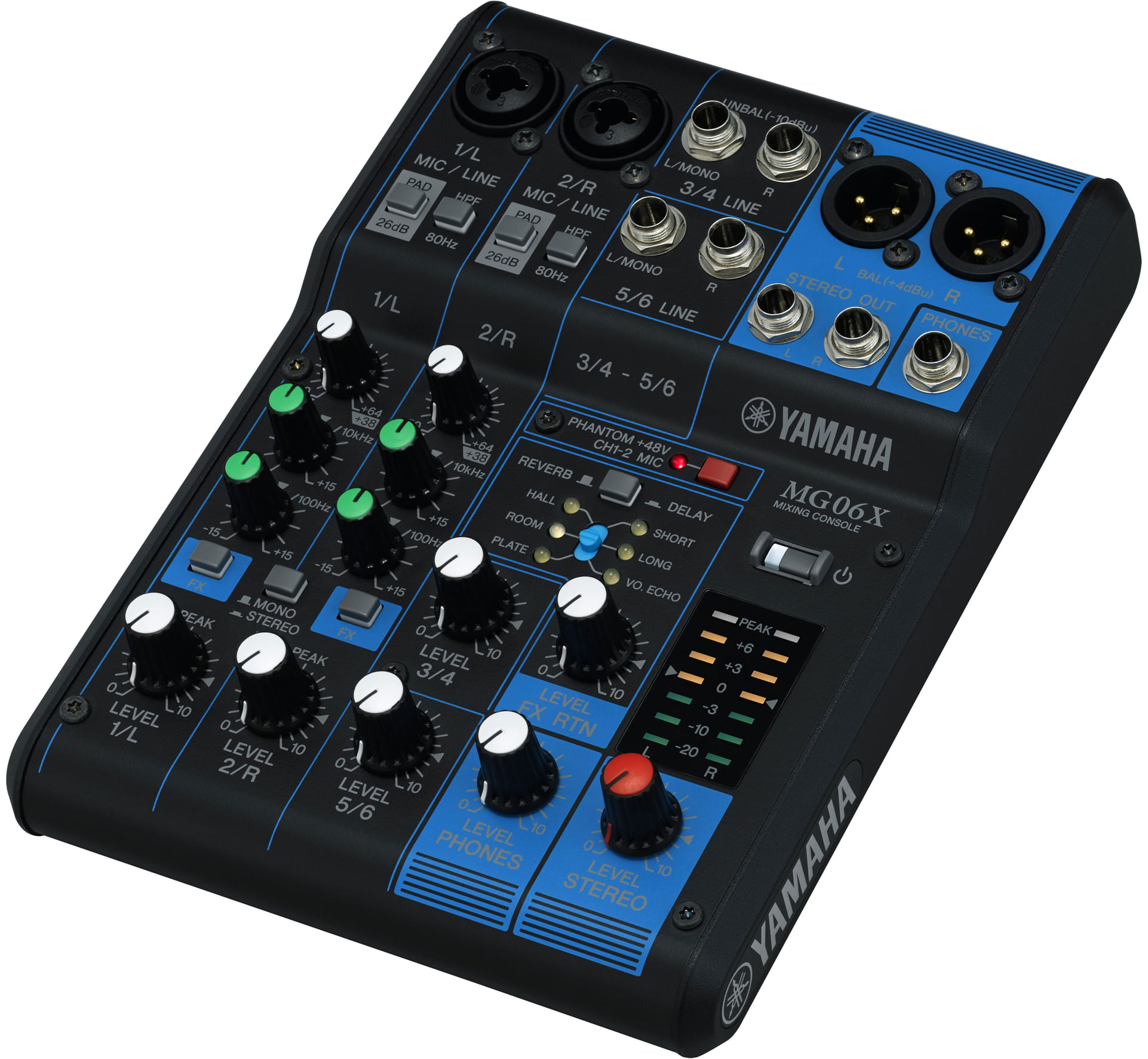 Yamaha MG06X 6-Channel Mixer with FX