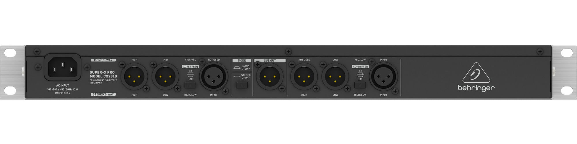 Behringer CX2310 V2 High-Precision Stereo 2-Way/Mono 3-Way Crossover -  Cosmo Music | Canada's #1 Music Store - Shop, Rent, Repair