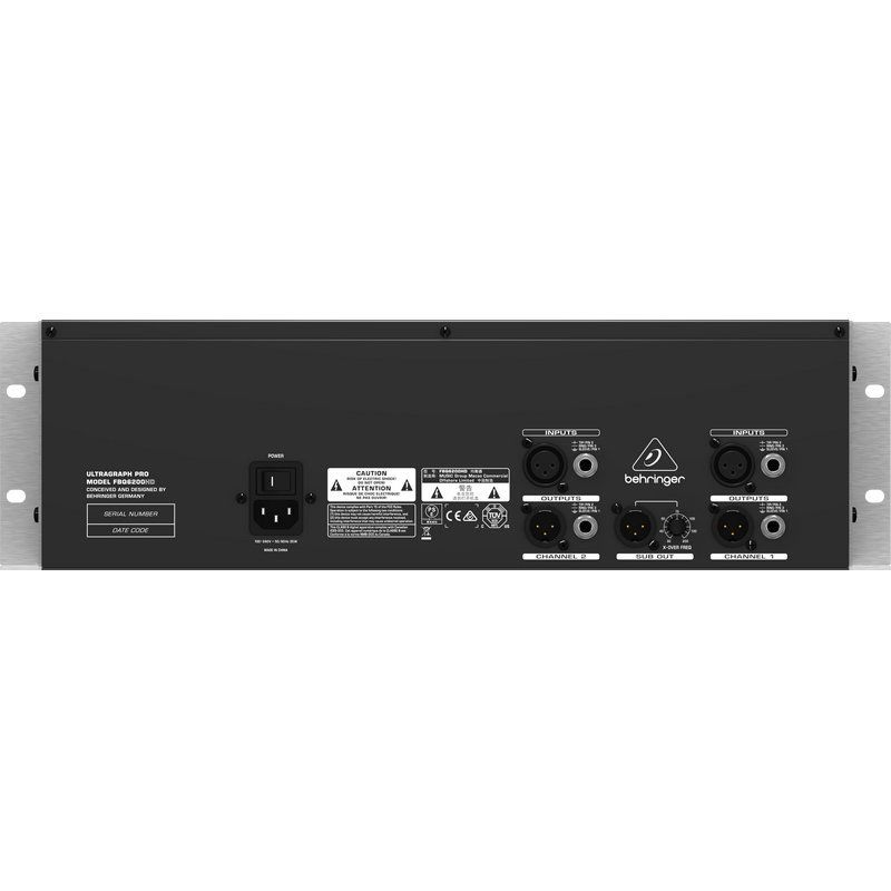 Behringer FBQ6200HD Rack Mount Equalizer Cosmo Music