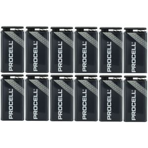 Duracell PC1604 Procell 9V Alkaline Battery - Non-Rechargeable, 12 Pack