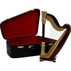 Mini Harp with Case - 9"