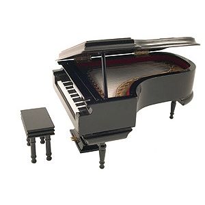 Mini Musical Playing Grand Piano