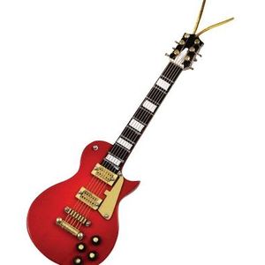 LP Electric Guitar Ornament - Red