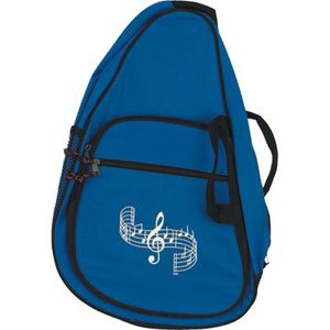 Body Backpack with G-Clef and Staff - Royal Blue