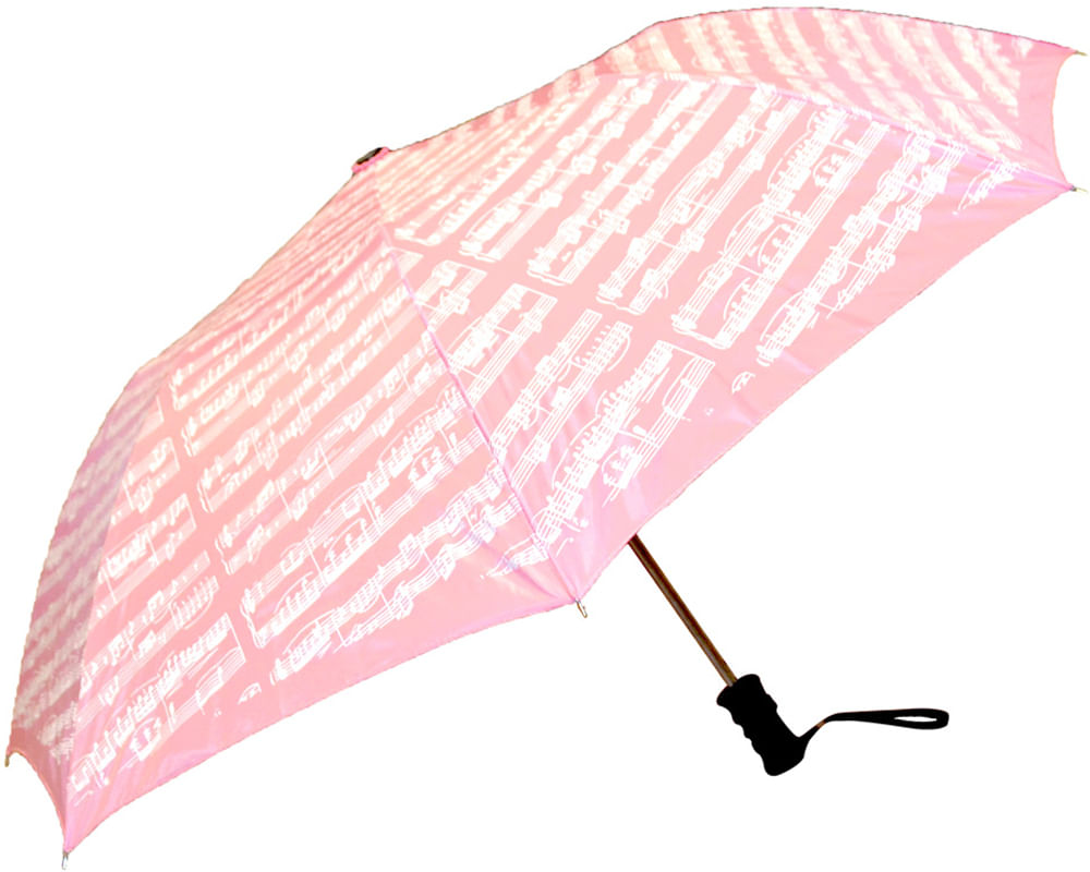 Sheet Music Umbrella Pink/White Cosmo Music