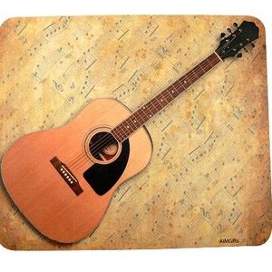 Acoustic Guitar Sheet Music Mouse Pad