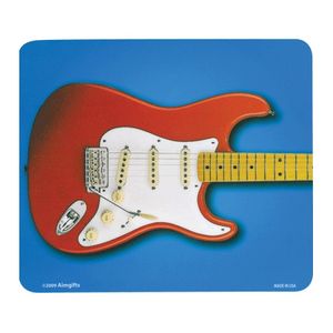 Red Electric Guitar Mouse Pad