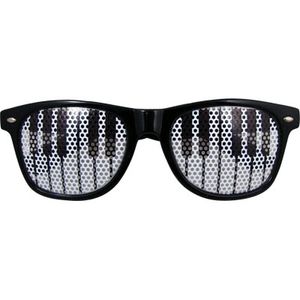 Keyboard Lens Glasses - Black