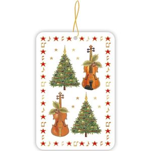 Quire Cello and Violin Christmas Gift Tag