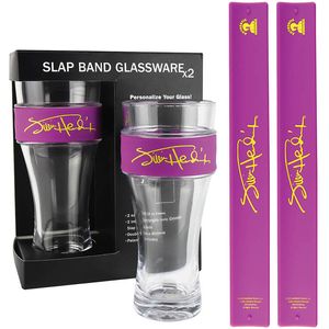 Jimi Hendrix Slap Band Pint Glass Set