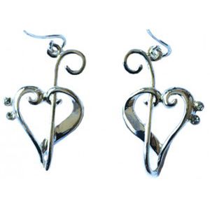 Heart Of Clefs Earrings