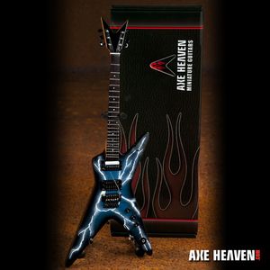 Axe Heaven DD-001 Signature Series Miniature Guitar Replica Collectible - Lightning Bolt