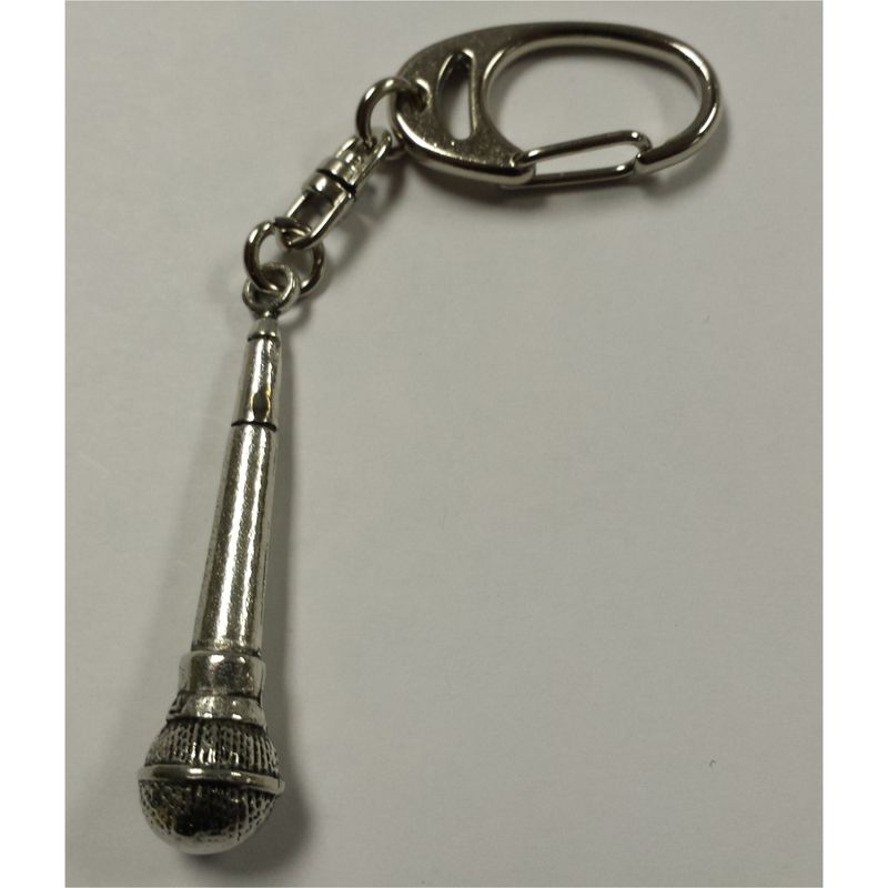 Microphone keyring on sale