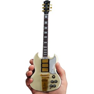 Axe Heaven Gibson '64 SG Custom Minature Guitar Replica - White