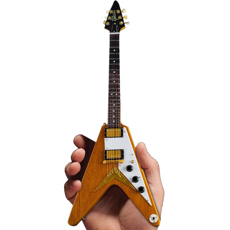 Axe Heaven Gibson '58 Korina Flying V Minature Guitar Replica