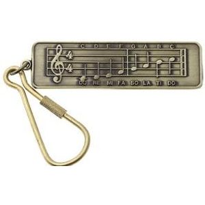 Music Staff Keychain