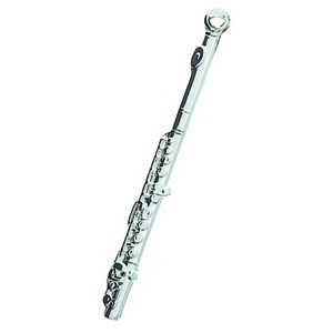 Flute Keychain - Silver