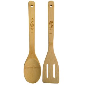 G-Clef/Treble Clef Wooden Spoon/Spatula Set