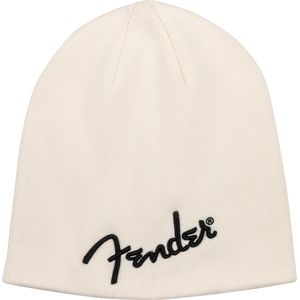 Fender Logo Beanie - One Size, Arctic White