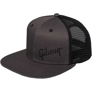 Gibson Snapback Trucker Hat - Charcoal