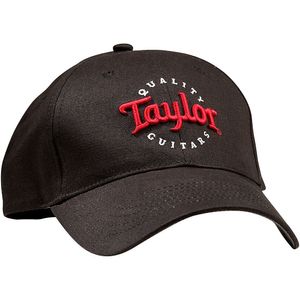 Taylor Logo Cap - Black/Red/White, One Size