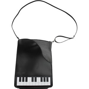 Piano Leather/Suede Cross Body Bag