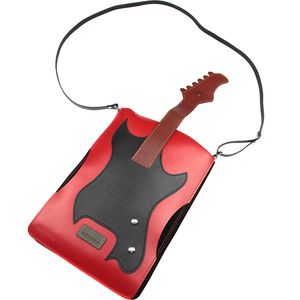 Electric Guitar Leather/Suede Cross Body Bag