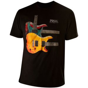 PRS Paul's Guitar Three Guitar Throwback Design T-Shirt - Small