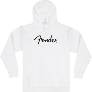 Fender Spaghetti Logo Hoodie - Small, Olympic White