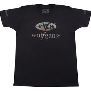 EVH Wolfgang Camo T-Shirt - Large, Black