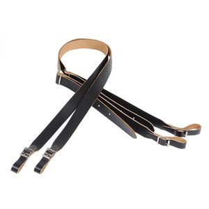 Levy's M18 Leather Accordian Strap - 1" - Set of 2