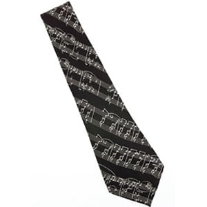 Sheet Music Tie