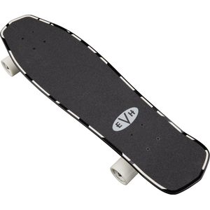 EVH Skateboard - Black/White Stripes