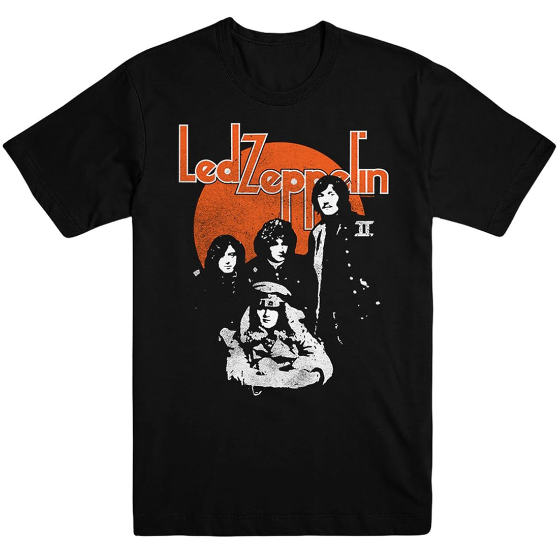 Promuco Led Zeppelin Orange Circle T Shirt Medium Cosmo Music