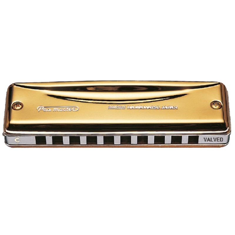 Suzuki Promaster Gold Valved Harmonica - Eb