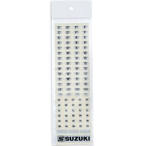 Suzuki Diatonic Harmonica Key Stickers
