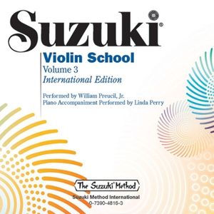 Suzuki Violin School - Volume 3 - Performance/Accompaniment CD - International Edition