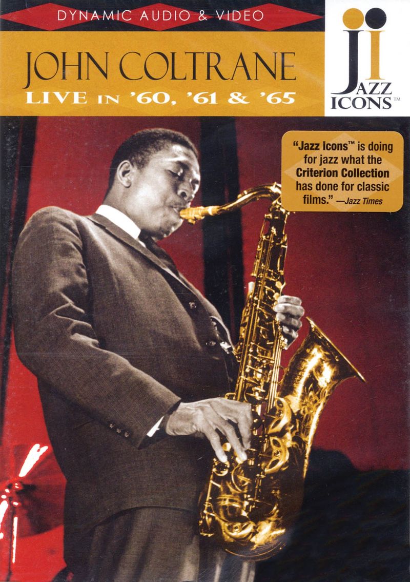 DVD Jazz Icons John Coltrane Live in 60 61 & 65