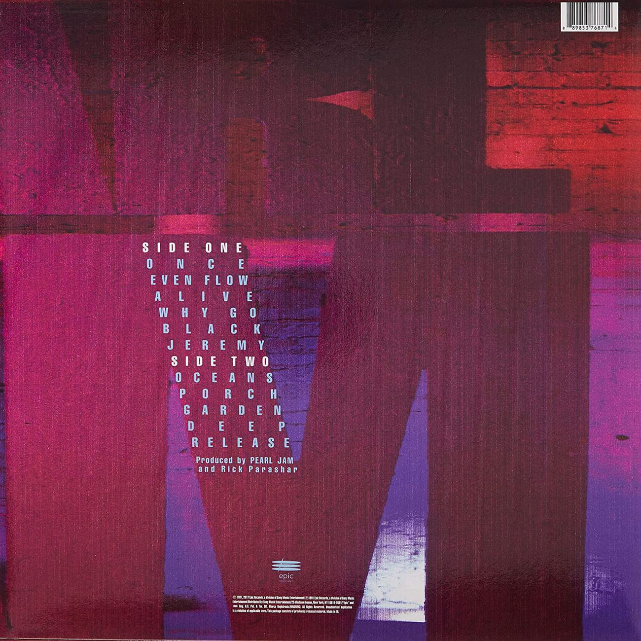Pearl Jam - Ten (2 LP) - Cosmo Music