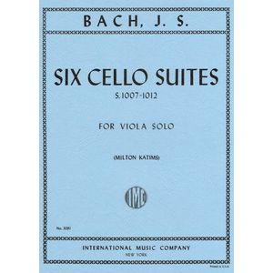 Six Cello Suites, BWV 1007-1012 (Bach) - Viola