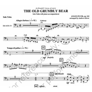 The Old Grumbly Bear - Tuba and Piano