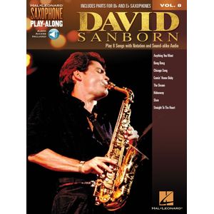 David Sanborn Saxophone Play-Along Vol 8 w/Online Audio